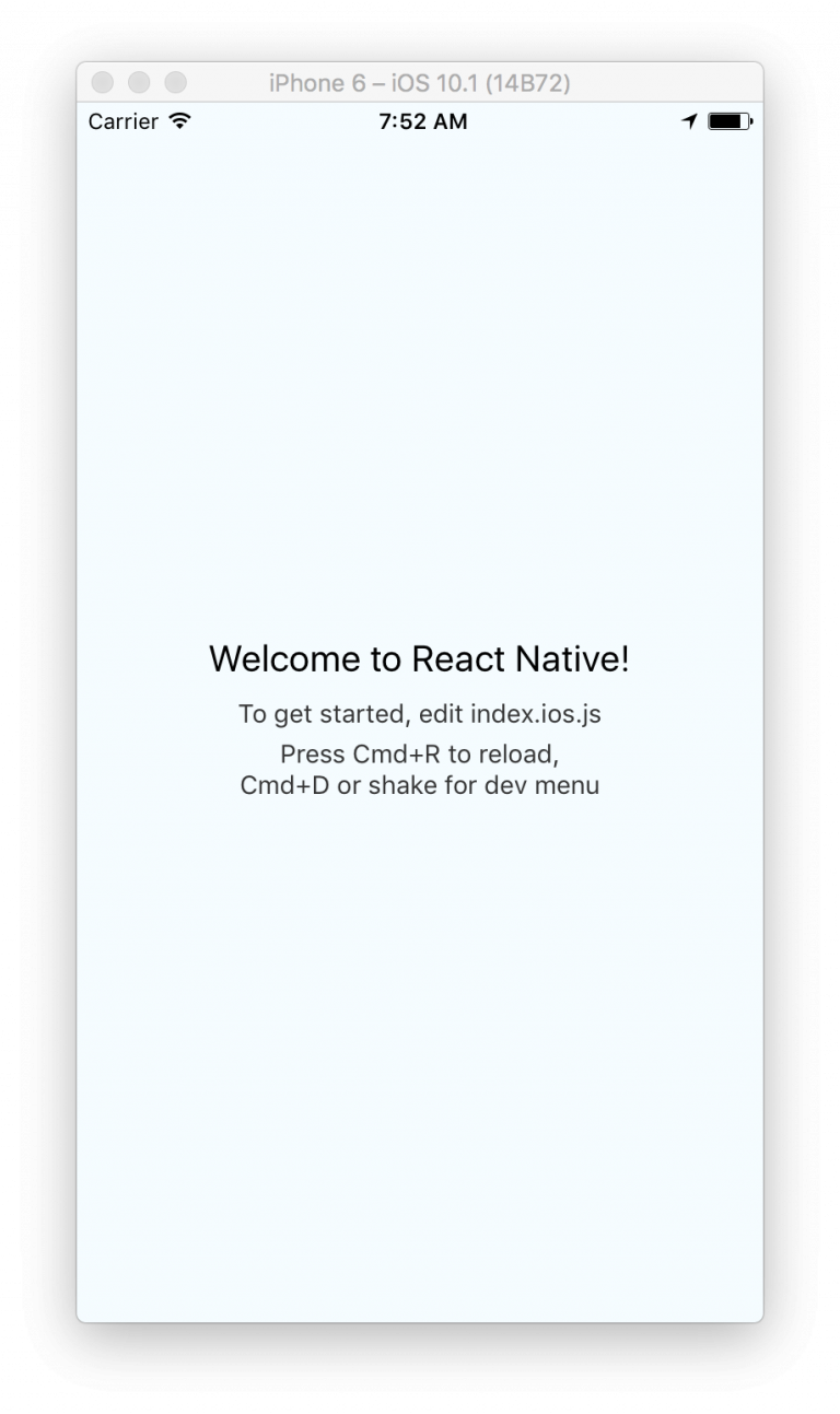 android emulator react native on mac hot reload